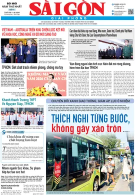 Báo Sài Gòn Giải Phóng ngày 11/8/2026