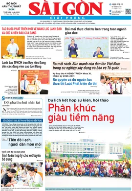 Báo Sài Gòn Giải Phóng ngày 28/8/2026