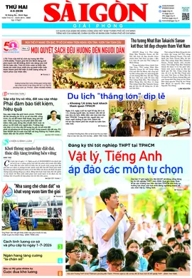 Báo Sài Gòn Giải Phóng ngày 4/5/2026