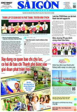 Báo Sài Gòn Giải Phóng ngày 21/6/2026