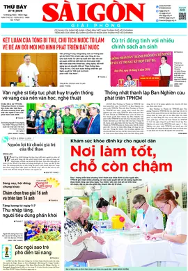 Báo Sài Gòn Giải Phóng ngày 27/6/2026