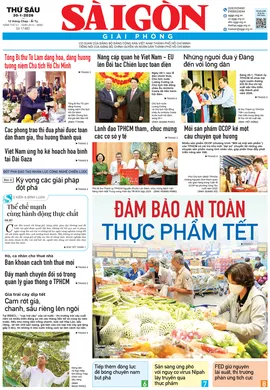 Báo Sài Gòn Giải Phóng ngày 30/1/2026