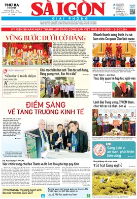 Báo Sài Gòn Giải Phóng ngày 3/2/2026