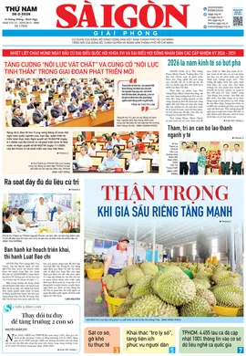 Báo Sài Gòn Giải Phóng ngày 26/2/2026