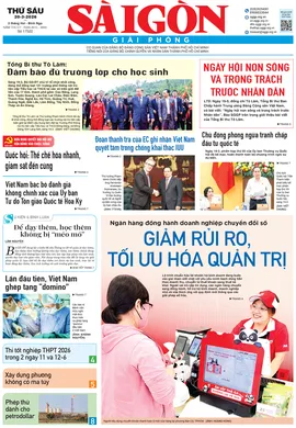 Báo Sài Gòn Giải Phóng ngày 20/03/2026