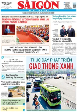 Báo Sài Gòn Giải Phóng ngày 26/3/2026