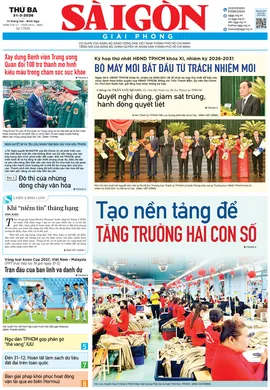Báo Sài Gòn Giải Phóng ngày 31/03/2026