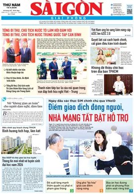 Báo Sài Gòn Giải Phóng ngày 16/4/2026