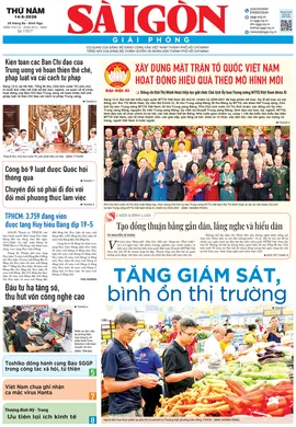 Báo Sài Gòn Giải Phóng ngày 14/5/2026