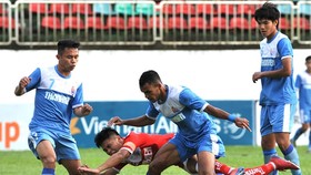 Phố Hiến giành vé vào chung kết sau khi loại Hà Tĩnh ở trận bán kết. Ảnh: Nguyễn Nhân