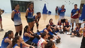 Đội tuyển Philippines tập luyện chuẩn bị cho SEA Games 30.