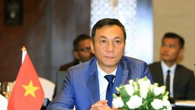 Phó chủ tịch VFF Trần Quốc Tuấn. Ảnh: Đoàn Nhật