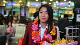 Huỳnh Như, thủ quân đội TPHCM và đội tuyển nữ Việt Nam. Ảnh: Thanh Đình