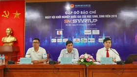 At the press brief (Photo: SGGP)