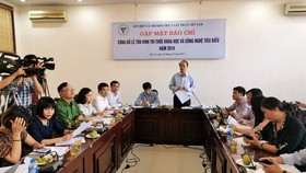 VUSTA’s Deputy Chairman Pham Van Tan said at the press brief (Photo : SGGP))