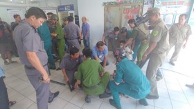 At the drill (Photo: SGGP)