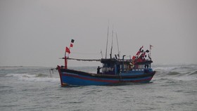 Vietnamese fish vessels move safe places to avoid typhoon Nakri