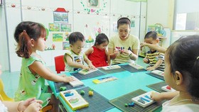 50% quận huyện thực hiện mô hình trường mầm non tiên tiến