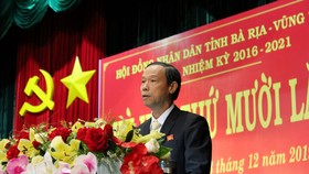 ảnh: Ông Nguyễn Văn Thọ phát biểu tại kỳ họp