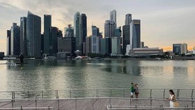 A file photo of Singapore's central business district skyline (Source: Reuters)