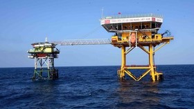 DK1/12 rig is located on the southern continental shelf of Vietnam (Photo: VNA)