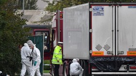 At the scene in Essex (Photo: AFP)