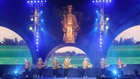 An art performance at the announcement ceremony (Photo: VNA)