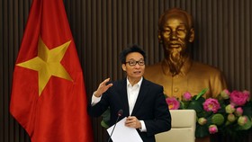 Phó Thủ tướng Vũ Đức Đam phát biểu tại phiên họp