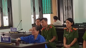 Bị cáo Hoa tại phiên tòa phúc thẩm