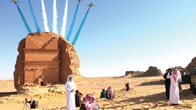 Khách du lịch đổ về Saudi Arabia
