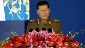 Thứ trưởng Bộ Quốc phòng Triều Tiên Kim Hyong-ryong. Ảnh: REUTERS