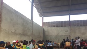 Quang cảnh phiên đấu giá vụ mùa điều 2019/2020 của Chính phủ Tanzania