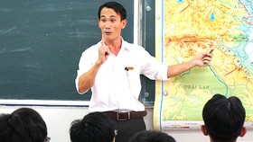 Thầy Lê Cảnh Thạnh, giáo viên Trường THCS Võ Văn Tần (quận Tân Bình)