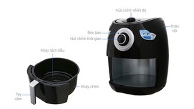 Tiện lợi với nồi chiên không dầu