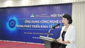 Ứng dụng công nghệ cao trong phát triển kinh tế - xã hội