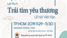 Lễ hội "Trái tim yêu thương" lần 4 sẽ tổ chức tại Vinhomes Central Park - TPHCM