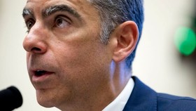 David Marcus, CEO of Facebook's Calibra digital wallet service, arrives for a House Financial Services Committee hearing on Facebook's proposed cryptocurrency on Capitol Hill in Washington, Wednesday, July 17, 2019. AP Photo/Andrew Harnik