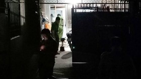 Công an khám nghiệm hiện trường