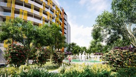 Một góc của dự án Bạc Liêu Riverside Commercial Zone