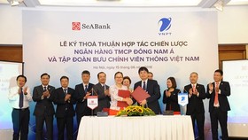 VNPT & SeABank at the signing ceremony -Photo: DTTC