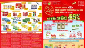 Nhiều chương trình khuyến mại mừng 24 năm ngày thành lập SATRA tại chuỗi cửa hàng Satrafoods