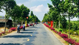 Đường nông thôn mới về trung tâm huyện Châu Thành A