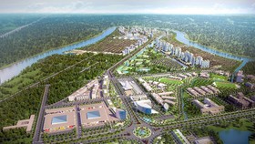 Phối cảnh quy hoạch tổng thể dự án thành phố bên sông Waterpoint 355ha