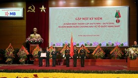MB đón nhận Huân chương Bảo vệ Tổ quốc hạng Nhất