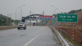 Trạm thu phí của dự án BOT Thái Nguyên-Chợ Mới. (Ảnh: Việt Hùng/Vietnam+)