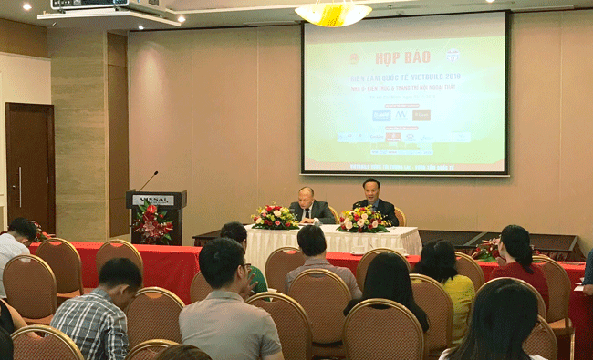 Ban Tổ chức công bố thông tin về Triển lãm Quốc tế Vietbuild năm 2019 lần IV.