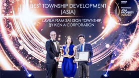 Dự án Khu đô thị LAVILA NAM SÀI GÒN của KIẾN Á vinh dự nhận giải thưởng uy tín tầm khu vực châu Á, "Best of the best" hạng mục Best Township Development.