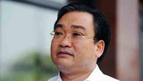 Bí thư Thành ủy Hà Nội Hoàng Trung Hải trả lời báo chí