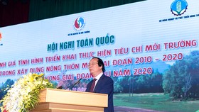 Thứ trưởng Bộ Tài nguyên và Môi trường Võ Tuấn Nhân phát biểu khai mạc Hội nghị