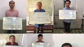 Nhóm đối tượng tại công an